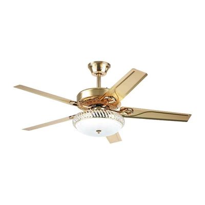 52Ventilateur de plafond à économie d'énergie à faible bruit ABS à cinq lames