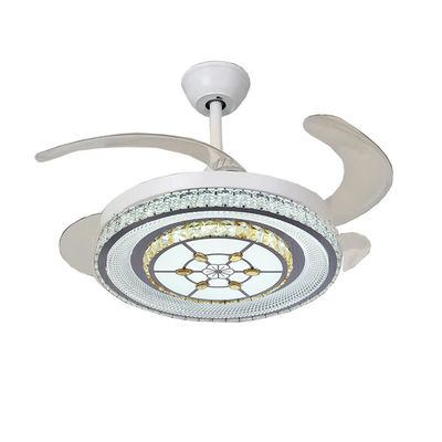 Ventilateur de plafond pliant sans lame blanc de 42 pouces avec moteur CC léger