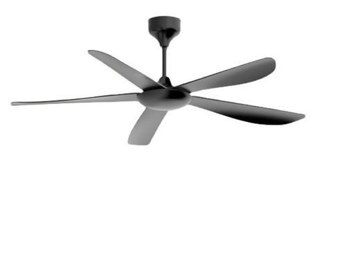 Des lames de fer, un ventilateur de plafond à LED moderne, 55 pouces, avec lumière.