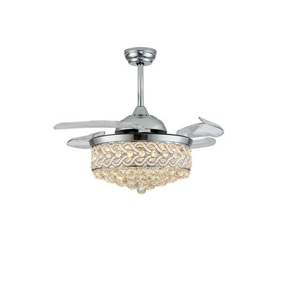 3 lames ABS rétractables 3 ventilateur de plafond de couleur claire pour restaurant de chambre