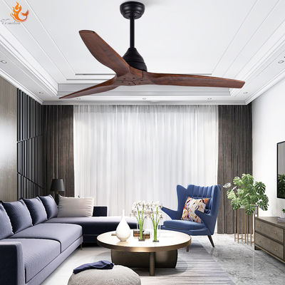 Restaurant Ventilateurs de plafond américains Ventilateurs de plafond en bois sans lumière