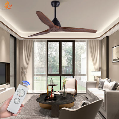 Restaurant Ventilateurs de plafond américains Ventilateurs de plafond en bois sans lumière