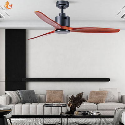 American Hunter 52 Ventilateur de plafond 3 lames ABS Moteur à courant continu Noir Brun