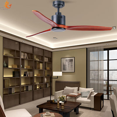 American Hunter 52 Ventilateur de plafond 3 lames ABS Moteur à courant continu Noir Brun
