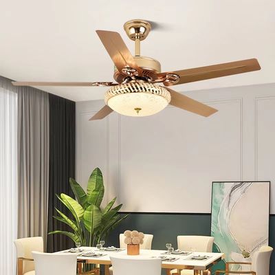 52Ventilateur de plafond à économie d'énergie à faible bruit ABS à cinq lames
