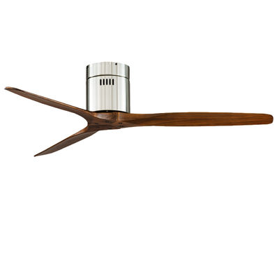 Ventilateur de plafond à moteur à courant continu moderne de 52 pouces avec télécommande pour chambre à coucher