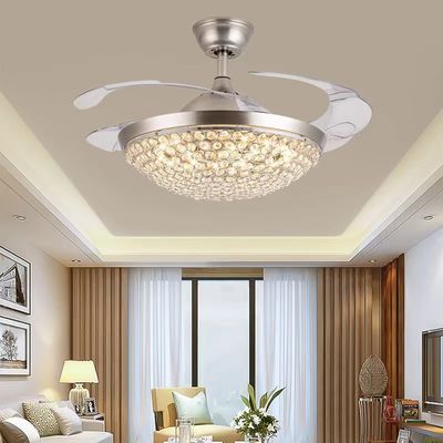 Ventilateur de plafond à moteur à courant continu moderne de 42 pouces LED 36W avec lumière