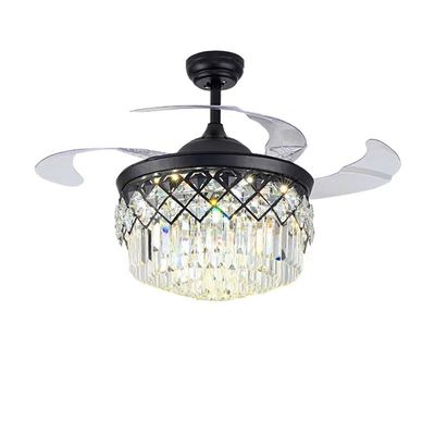 Modern Sell Well 42 pouces haute qualité ventilateur de plafond intelligent moteur à courant continu avec lumière