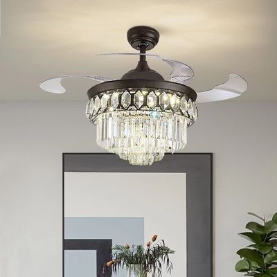 Ventilateur de plafond intelligent de haute qualité de 42 pouces moteur CC pour salon