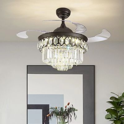 Ventilateur de plafond intelligent de haute qualité de 42 pouces moteur CC pour salon