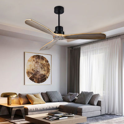 Ventilateur de plafond en bois massif ECO 52 Ventilateur de plafond en bois naturel
