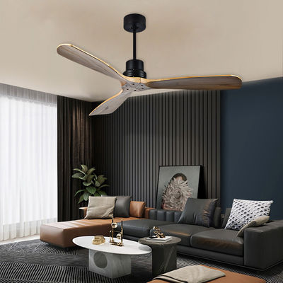 Ventilateur de plafond en bois massif ECO 52 Ventilateur de plafond en bois naturel