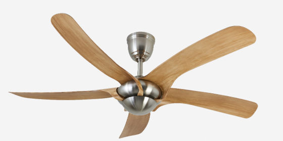 Ventilateurs de plafond européens ECO argentés 52 pouces Ventilateurs de plafond écoénergétiques
