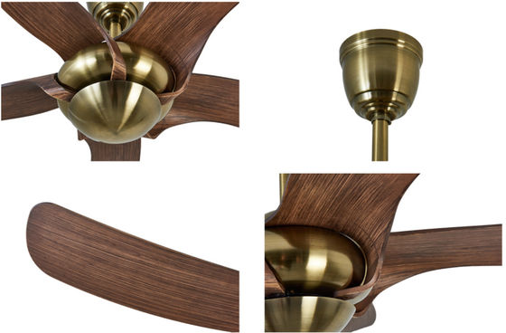 Ventilateurs de plafond de bureau de 52 pouces ABS de style européen avec télécommande