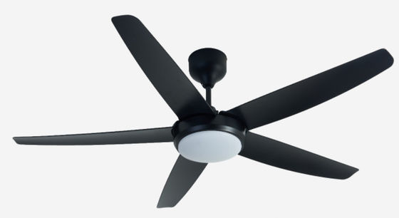 56 pouces Ventilateur de plafond à LED moderne DC Motor télécommande avec lumière pour le salon