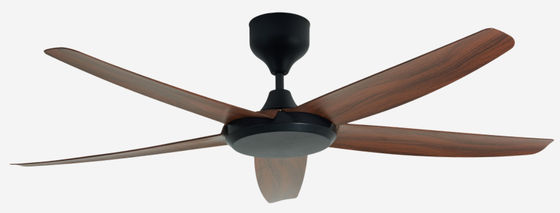 Le ventilateur de plafond à LED moderne écologique de 56 pouces 5 lames ABS Économie d'énergie