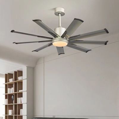Ventilateurs de plafond d'entrepôt de grande taille de 60 pouces moteur CC avec télécommande