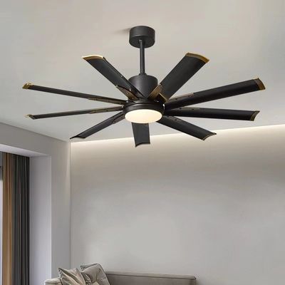 Ventilateurs de plafond d'entrepôt de grande taille de 60 pouces moteur CC avec télécommande