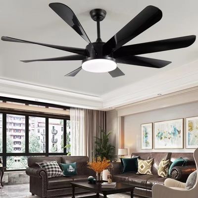 ECO 60In Ventilateur industriel d'entrepôt à LED Ventilateurs de plafond commerciaux pour entrepôts
