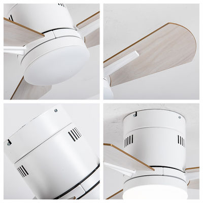 Ventilateurs de plafond de cuisine blancs de 24 pouces avec du contreplaqué acrylique léger