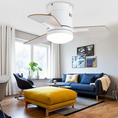 Ventilateurs de plafond de cuisine blancs de 24 pouces avec du contreplaqué acrylique léger