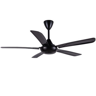 56 pouces ABS Ventilateur de plafond noir Faible bruit avec télécommande