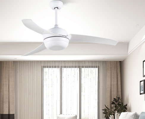 Ventilateurs de plafond en ABS 42 dans la cuisine avec ventilateur de plafond à trois lames blanc clair