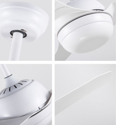 Ventilateurs de plafond en ABS 42 dans la cuisine avec ventilateur de plafond à trois lames blanc clair