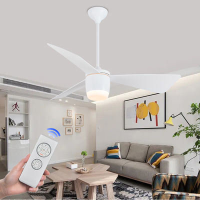 3 lames ABS DC ventilateur de plafond 52 pouces avec ventilateur de plafond américain léger