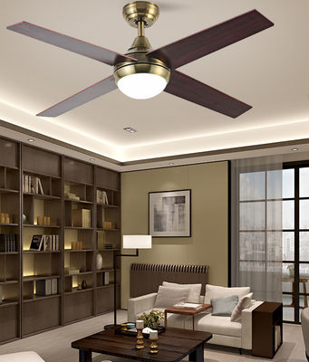 Ventilateur de plafond à LED moderne à 4 lames