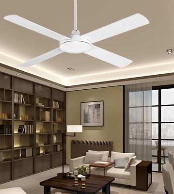 4 lames de contreplaqué 52 pouces ventilateur de plafond avec lumière et télécommande