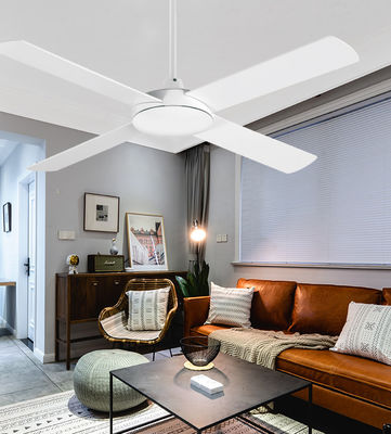 4 lames de contreplaqué 52 pouces ventilateur de plafond avec lumière et télécommande