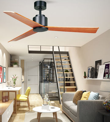 52 ventilateur de plafond Casa Delta Wing avec des lames en bois réel