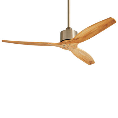 Ventilateur de plafond en bois réel avec bois léger / télécommande