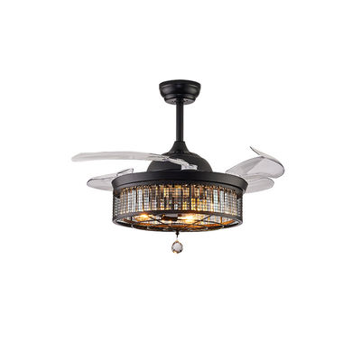 52 pouces chambre confortable haute qualité faible bruit ventilateur de plafond moteur à courant continu avec lumière