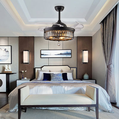 52 pouces chambre confortable haute qualité faible bruit ventilateur de plafond moteur à courant continu avec lumière