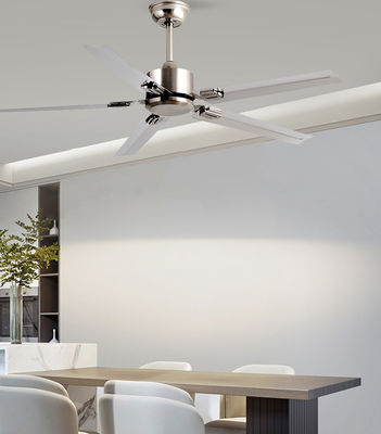 Ventilateur de plafond à LED moderne argenté ECO 52 3