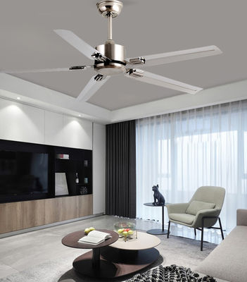 Ventilateur de plafond à LED moderne argenté ECO 52 3