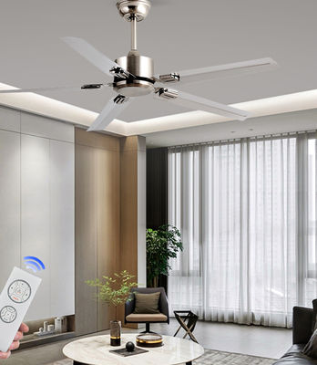 Ventilateur de plafond à LED moderne argenté ECO 52 3