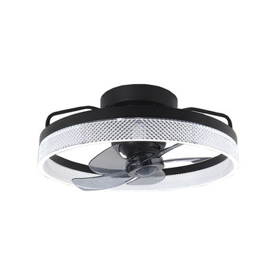 Chandelier noir, ventilateur de plafond sans lame, ventilateur de plafond à faible bruit