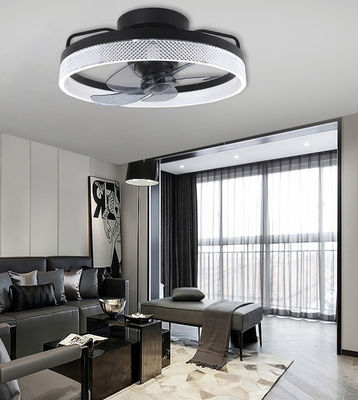 Chandelier noir, ventilateur de plafond sans lame, ventilateur de plafond à faible bruit