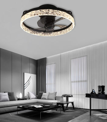 Ventilateur de plafond suspendu décoratif avec lumière Ventilateur de plafond sans lame