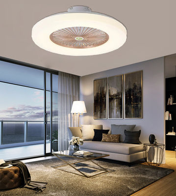 Ventilateur de plafond suspendu blanc avec lumière