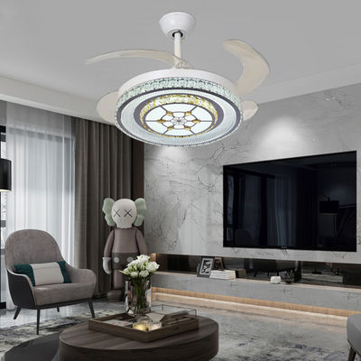 Ventilateur de plafond pliant sans lame blanc de 42 pouces avec moteur CC léger