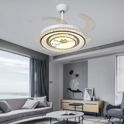 Ventilateur de plafond pliant avec lumière LED